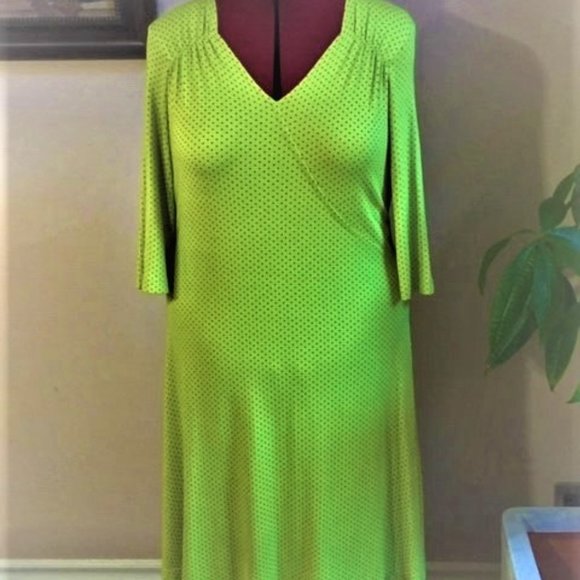 Picadilly Polka Dot Dress/Size XL - Picture 1 of 7